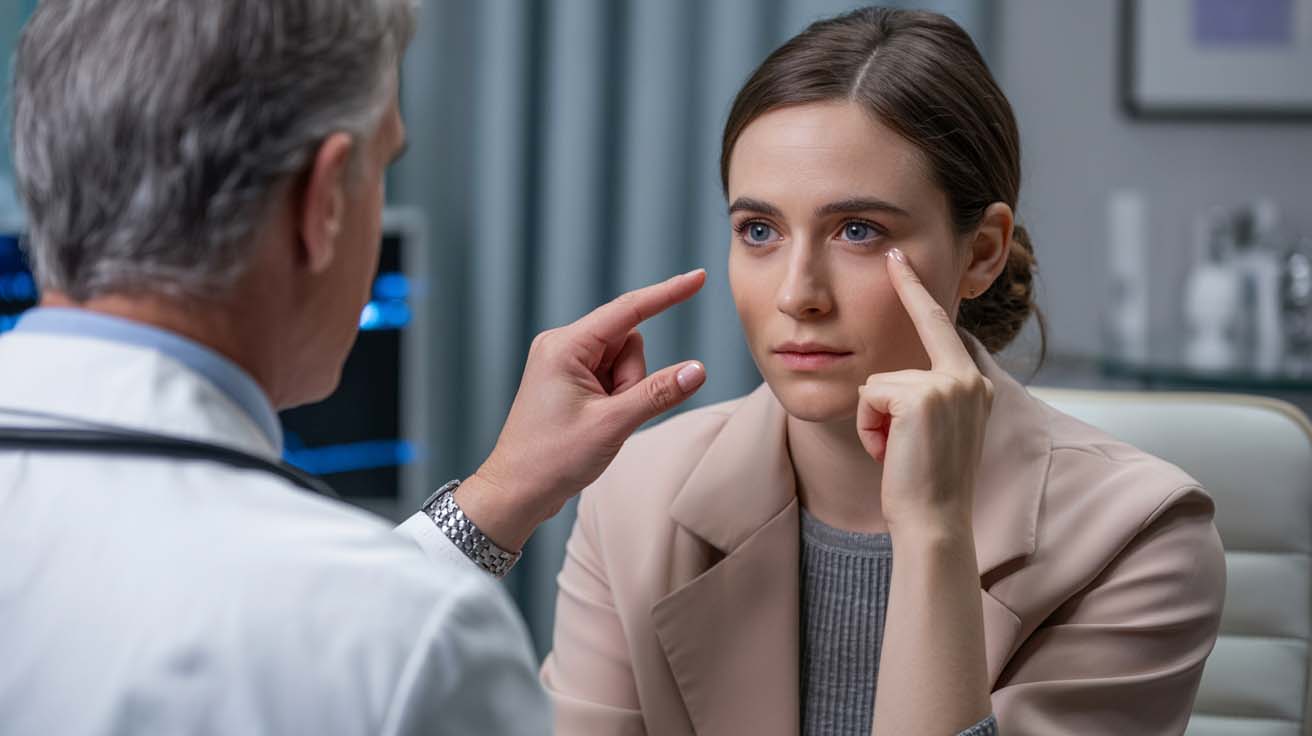 Blefaroplastia inferior_ tratamiento de bolsas grasas y piel sobrante