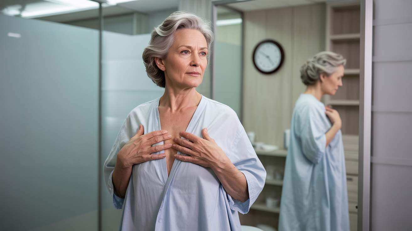 cambios en el tejido mamario por la edad